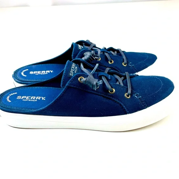 Sperry Navy Crest Mule Sneaker STS84171 Womans’ Size 11M (#F241-23) - Picture 2 of 10